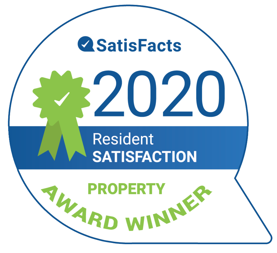 2020 Property Resident Satisfaction Award Winner