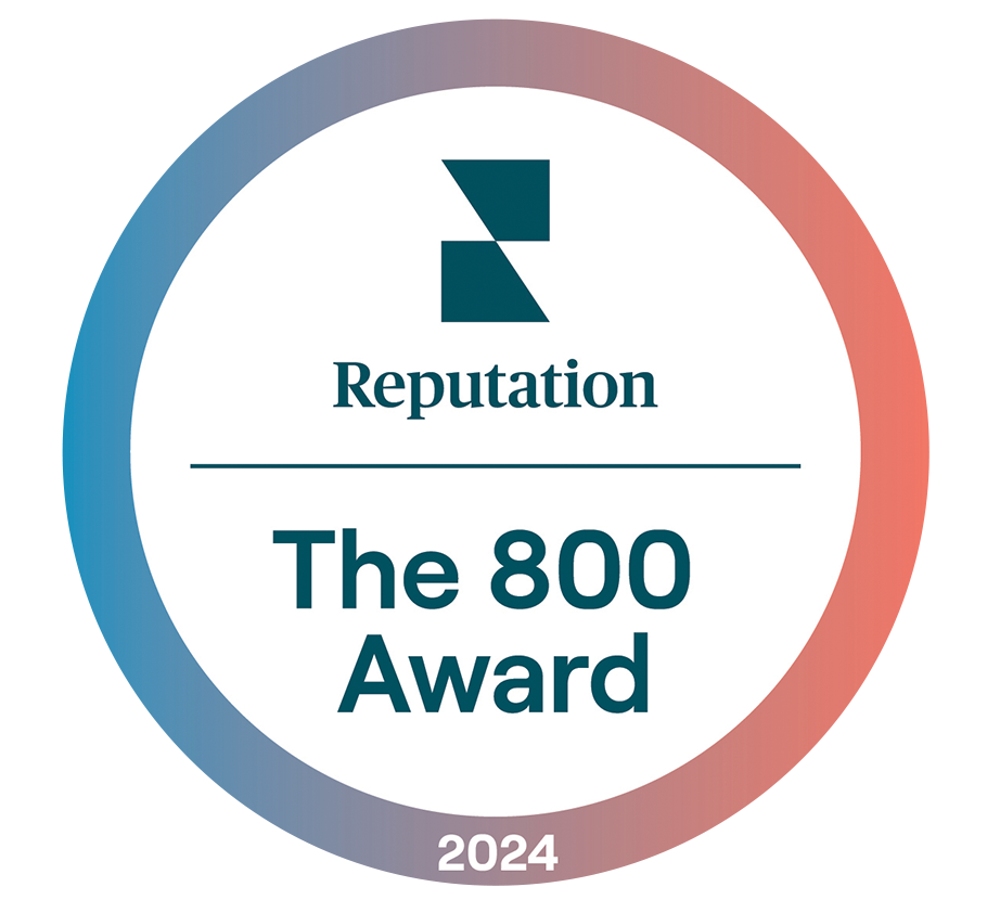 Reputation The 800 Award For 2024